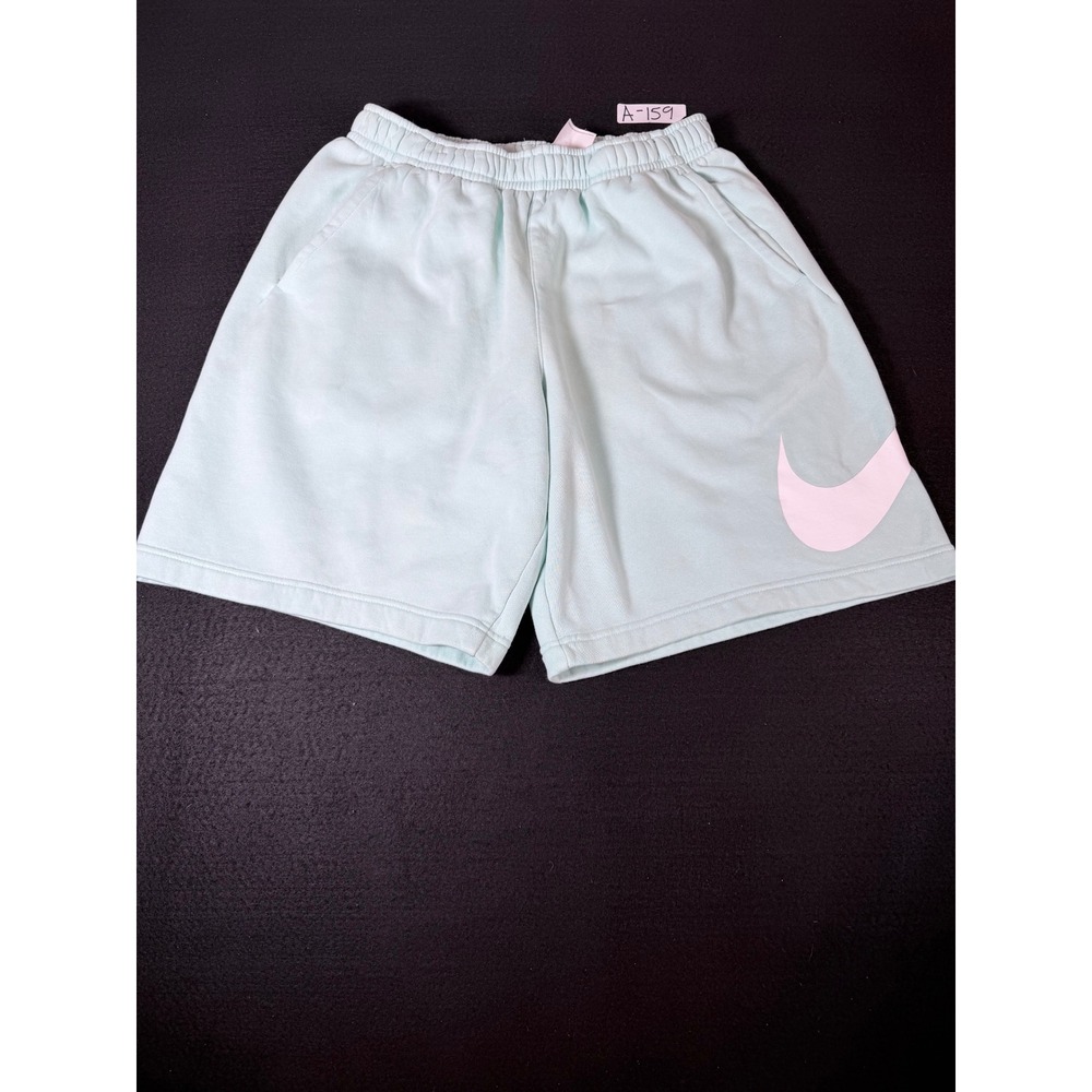 Nike Mens Club Fleece Big Swoosh Shorts Light Menta Green BV2721-382 Size M
